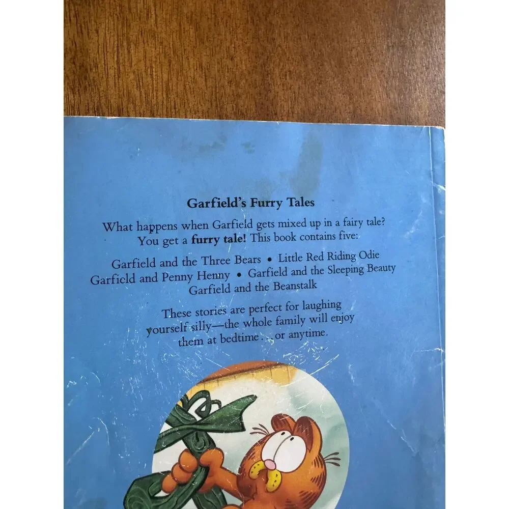 Vintage 1989 Garfield’s Furry Tales Jim Davis First Edition Paperback Book